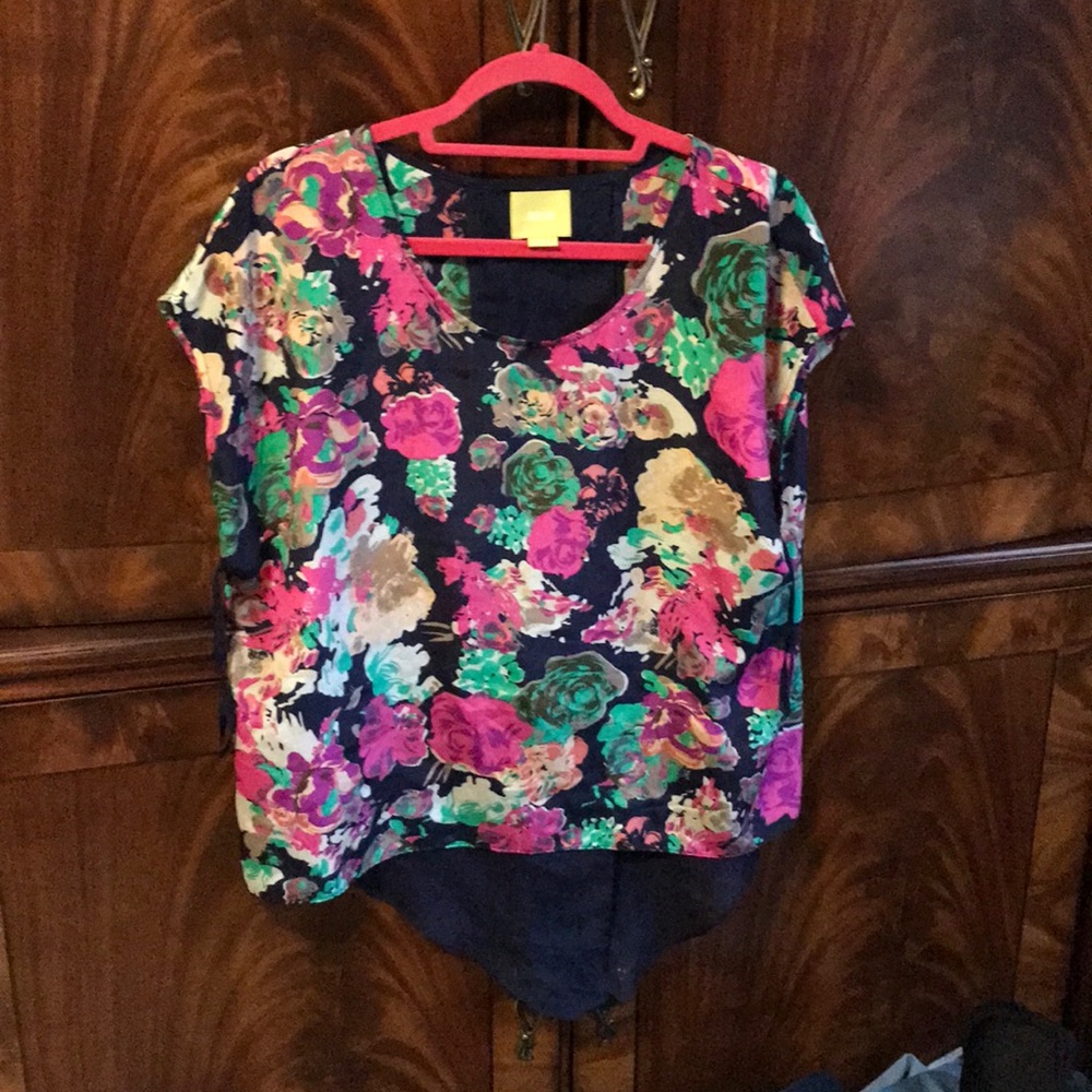 Floral high low